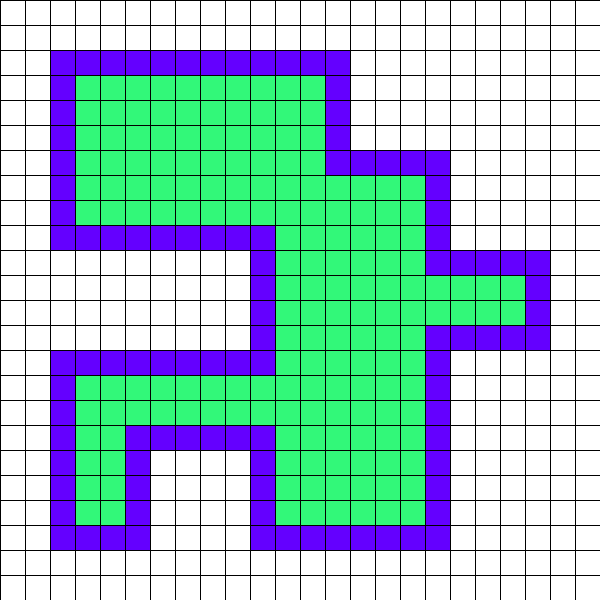 Example Path with Enclosed Area