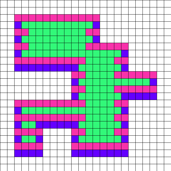 Example Path with Highlighted Half-Tiles