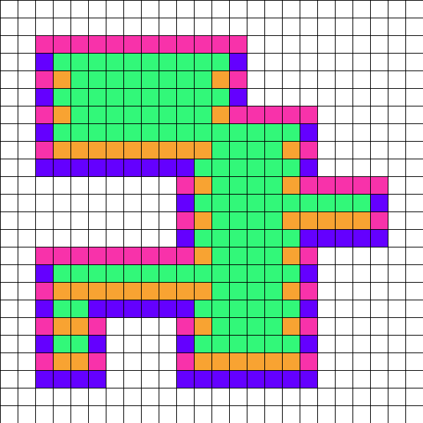 Example Path with Highlighted Half-Tiles